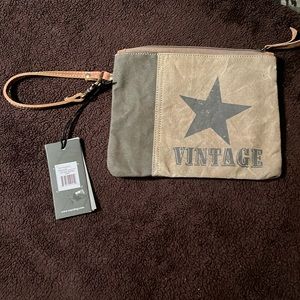 Myra Star Vintage Small Bag, S-0877. Brand new! Wristlet style w/side handle.